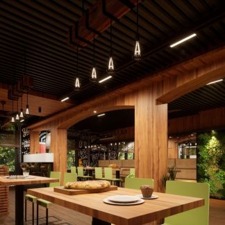 Interior Designing for Restaurant at Swastik Hotel, Jammu